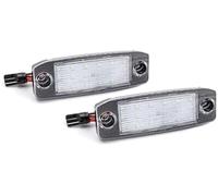 MKVAXR Lumière de licence automatique Lampe d'éclairage de plaque d'immatriculation, pour Kia Sportage 2011 2012 2013 2014 2015 2016, ensemble licence blanc 12V