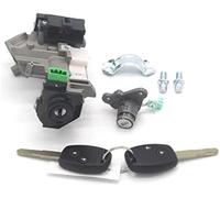 MKVAXR Moteur de Serrure de Porte côté conducteur Ensemble Complet de serrures, Interrupteur d'allumage, Barillet de Porte, Trans 2 clés, pour 48 puces 2005 - 2006