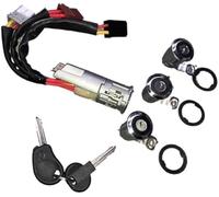 MKVAXR Moteur de Serrure de Porte côté conducteur Ensemble de 3 serrures Porte avec Interrupteur Barillet d'allumage Voiture, pour Peugeot, pour Partner, pour citroën Berlingo 1996 - 2008