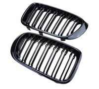 MKVAXR Noir brillant de remplacement de grilles de calandre avant de voiture, for BMW, for F25 F26 X3 X4 2014-2017 style de voiture Grille de radiateur