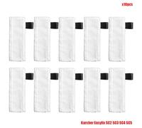 MKVAXR Nouveaux chiffons en microfibre for balai à vapeur, brosse à tête, accessoires for aspirateur à main EasyFix SC2 SC3 SC4 SC5, grattoir à verre Pièces détachées pour nettoyeur vapeur(Set9)