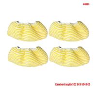 MKVAXR Nouveaux chiffons en microfibre for balai à vapeur, brosse à tête, accessoires for aspirateur à main EasyFix SC2 SC3 SC4 SC5, grattoir à verre Pièces détachées pour nettoyeur vapeur(Set1)