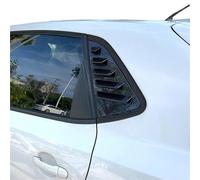MKVAXR Paire de Garnitures Volets Lunette arrière et grilles d'aération latérales, for Polo MK5 6R 6C 2011-2018, Accessoires Couvercle de persienne de fenêtre de véhicule(Carbon Fiber Look)