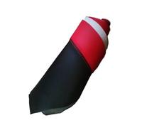 MKVAXR Panneau d'accoudoir de porte de voiture noir avec accessoires de couverture en cuir microfibre à épissure rouge, for Civic, 10e génération 2016 2017 2018 2019 Panneau de porte intérieur de voit