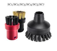 MKVAXR Petite brosse ronde en nylon for nettoyeur vapeur SC1 SC2 SC3 SC4 SC5 SC7 CTK10 CTK20 Pièces détachées pour nettoyeur vapeur(3pcs-02)