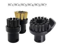 MKVAXR Petite brosse ronde en nylon for nettoyeur vapeur SC1 SC2 SC3 SC4 SC5 SC7 CTK10 CTK20 Pièces détachées pour nettoyeur vapeur(3pcs-01)