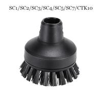 MKVAXR Petite brosse ronde en nylon for nettoyeur vapeur SC1 SC2 SC3 SC4 SC5 SC7 CTK10 CTK20 Pièces détachées pour nettoyeur vapeur(1pc-02)
