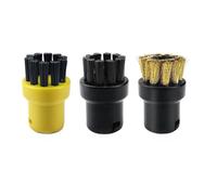 MKVAXR Petite brosse ronde en nylon for nettoyeur vapeur SC1 SC2 SC3 SC4 SC5 SC7 CTK10 CTK20 Pièces détachées pour nettoyeur vapeur(3pcs)