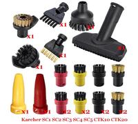 MKVAXR Pièces for aspirateur à vapeur SC1 SC2 SC3 SC4 SC5 SC7 CTK10 CTK20 Tête de brosse Buse puissante Accessoires Pièces détachées pour nettoyeur vapeur(Set-22)