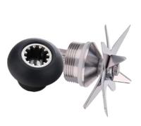MKVAXR Pour mélangeur, arbres de connexion de couteaux compatibles | pour Biolomix T5300, pour Gastrorag B-010, pièces de tasse de mélange, lames
