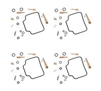 MKVAXR Réparation de carburateur moto flottant, for aiguille, Kits CB700SC Nighthawk 1984 1985 1986 4 ensembles Kit de réparation de carburateur de moto