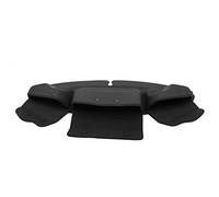 MKVAXR Sacoche de pare-brise moto, sacoche selle à trois poches, noire, for Harley, Touring, Electra Street Glide 2014 2015 2016 2017 2018, dernier modèle Protection anti-remous avant pour vélo