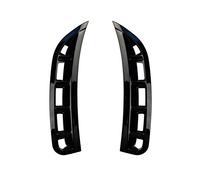 MKVAXR Spoiler de séparateur d'aération latéral de pare-chocs avant de voiture Canard, for Mercedes, GLE W167 GLE350 GLE450 GLE53 2020 moulage de style Garniture de becquet de voiture(Glossy Black)