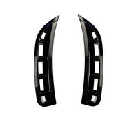 MKVAXR Spoiler de séparateur d'aération latéral de pare-chocs avant de voiture Canard, for Mercedes, GLE W167 GLE350 GLE450 GLE53 2020 moulage de style Garniture de becquet de voiture(Carbon Look)