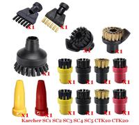 MKVAXR Tête de brosse puissante buse accessoires aspirateur à vapeur portatif SC1 SC2 SC3 SC4 SC5 SC7 CTK10 CTK20 pièces Pièces détachées pour nettoyeur vapeur(Set-10)