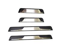 MKWGZPGW 4 Pièces Bandes Protection Seuil Porte Voiture en Acier Inoxydable pour Ford Mondeo MK5 2015-2023, Pédale Bienvenue, Plaques Plinthes Antirayures,Silver