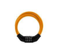 MKWGZPGW Antivol Vélo Cadenas à Code 4 Chiffres pour Felt VR1, Chaine Antivol Câble Acier Renforcé, avec Anti Rouille Revêtement PVC,Orange