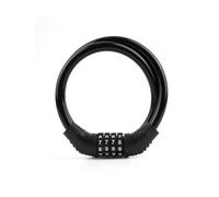 MKWGZPGW Antivol Vélo Cadenas à Code 4 Chiffres pour Giant Anthem 27.5 2, Chaine Antivol Câble Acier Renforcé, avec Anti Rouille Revêtement PVC,Black