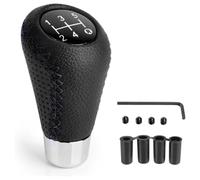 MKWGZPGW Levier Vitesse Voiture pour Volvo V50 V60 V90, Pommeau Manuel Auto De TêTe Bouton Vitesses Levier De Commande Levier avec 4 Adaptateurs,A