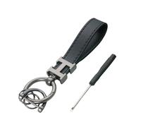 MKWGZPGW Porteclés Voiture en Cuir Microfibre pour Range Rover Sport 2018-2023 2024, Porte Clef Multifonction avec Tournevis, Accessoire pour Hommes et Femmes,Black