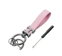 MKWGZPGW Porteclés Voiture en Cuir Microfibre pour Vivaro C/Combi L/S/M Vivaro Movano, Porte Clef Multifonction avec Tournevis, Accessoire pour Hommes et Femmes,Pink