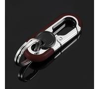 MKWGZPGW Porteclés Voiture pour A C E G S Class AMG GLK GLA GLC GLE GLS GT SL SLC SLS SLK, Mini Mousqueton, Metal Waistband Car Keychain, Double Anneau, pour Hommes Et Femmes,Crimson