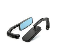 MKYOKO Rétroviseur De Moto 3 Couleurs 8 10 Mm en Alliage D'aluminium Miroir en Verre Bleu Universel pour CFMOTO 150NK 450CL 450NK