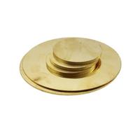 MKYYIOED Feuille De Laiton Diamètre rond de feuille plate plaque vierge cercle disque en laiton(Thickness 1mm 1pc,Diameter 14mm)