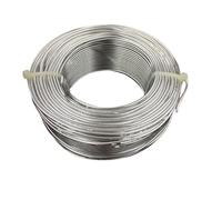 MKYYIOED Fil De Fer Fil d'aluminium Artisanal 1 mm 2 plaqué Or 0,5 kg par Paquet Flexible(Silver,2MM)