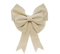 MKYYIOED Grand Nœud Guirlande de Grands nœuds Violets en Papier Mousse, 2 pièces, for Coquette d'anniversaire, Papillon, Mariage, fête prénuptiale, arrière-Plan Photo(Cream,Width 30CM)