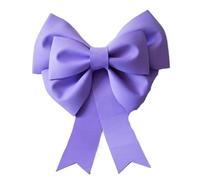 MKYYIOED Grand Nœud Guirlande de Grands nœuds Violets en Papier Mousse, 2 pièces, for Coquette d'anniversaire, Papillon, Mariage, fête prénuptiale, arrière-Plan Photo(Purple,Width 30CM)