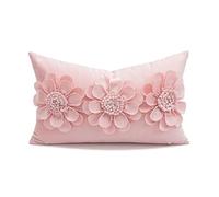 MKYYIOED Housse Coussin Lot de 2 Housses Coussin Modernes en Forme cœur Rose, 45 x cm, Peluche Courte, décoration for la Maison(Color 5 (30x50cm))