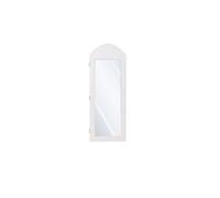 ML-Design Armoire à Bijoux Blanc, Armoire Murale avec Miroir et Nombreux Compartiments, Blanc