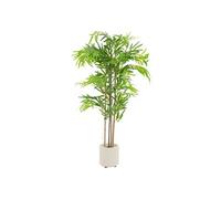 ML-Design Bambou Artificiel 120cm Décoratif, Plante Verte Grande avec Tronc en Bois
