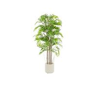 ML-Design Bambou Artificiel 150 cm Décoratif, Plante Verte Grande avec Tronc en Bois