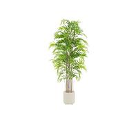 ML-Design Bambou Artificiel 180 cm Décoratif, Plante Verte Grande avec Tronc en Bois