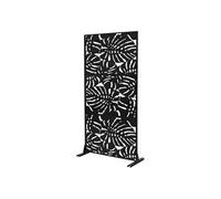 ML-Design Brise-Vue Métallique Roma 90x180cm en Acier, Modèle Autoportant à 3 Panneaux