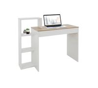 ML-Design Bureau avec 3 Etagères de Rangement, Table de Travail d'Ordinateur PC,