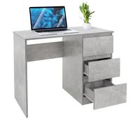 ML-Design – Bureau informatique avec 3 tiroirs – Gris