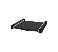 ML-Design Cadre de Liaison Intermédiaire avec Plateau Coulissant en Acier, 60x60cm, Noir,