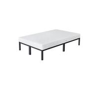 ML-Design Cadre de Lit Anthracite 120x200 cm avec Matelas H:16 cm, Ergonomique, Sommier à