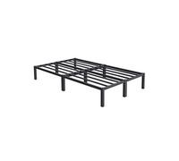 ML-Design Cadre de Lit Anthracite 120x200 cm avec Sommier à Lattes, Ergonomique, Structure Anthrazit G