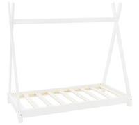ML-Design Cadre de Lit d'Enfants Tipi 70x140 cm avec Sommier à Lattes, en Bois Massf