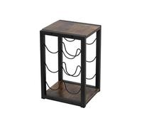 ML-Design Casier à Vin pour 6 Bouteilles, 24x21x37,5 cm, Vintage, Etagère à Bouteilles