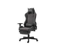 Chaise Gaming Gris/Blanc en tissu ML-Design