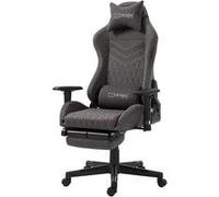 Chaise Gaming Gris/Blanc en tissu ML-Design
