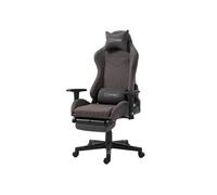 ML-Design Chaise de Gaming Professionnel Gris-Rouge Ergonomique/Pivotant/Réglable 122-131 cm Dossier Inclinable 90°-165°,