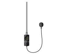 ML-Design Élément Chauffant Noir 900W avec Thermostat et Affichage Digital, Résistance Électronique, Fonction Minuterie, Régulateur de Température, Thermoplongeur Électrique Radiateur Salle de Bain