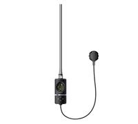 ML-Design Élément Chauffant Noir 900W avec Thermostat et Affichage Digital, Résistance Électronique, Fonction Minuterie, Régulateur de Température, Thermoplongeur Électrique Radiateur Salle de Bain