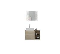ML-Design Ensemble de Meubles de Salle de Bain, Lot de 2 Pièces, Armoire de Toilette